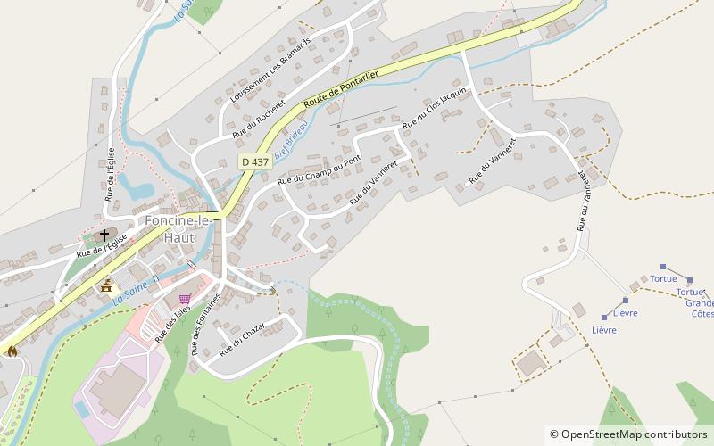 Foncine-le-Haut location map