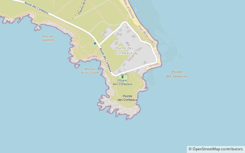 Faro de Pointe des Corbeaux location map