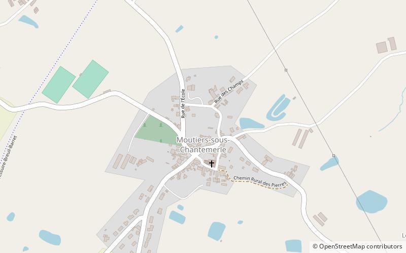 Moutiers-sous-Chantemerle location map