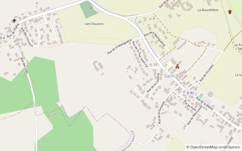 Saint-Cyr location map