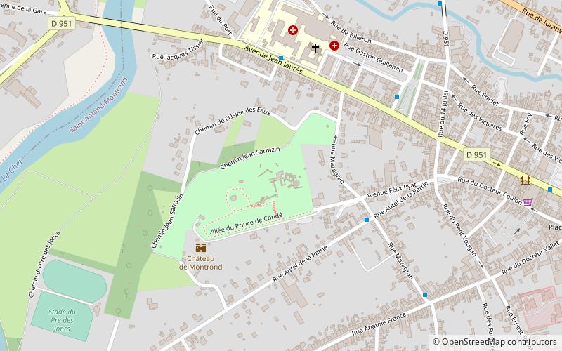 Château de Montrond location map