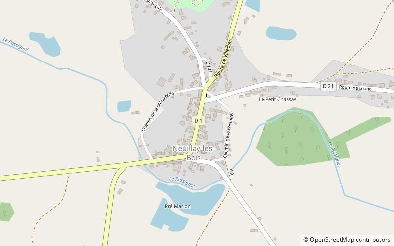 Neuillay-les-Bois location map