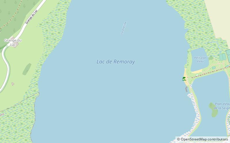 Lago Remoray location map