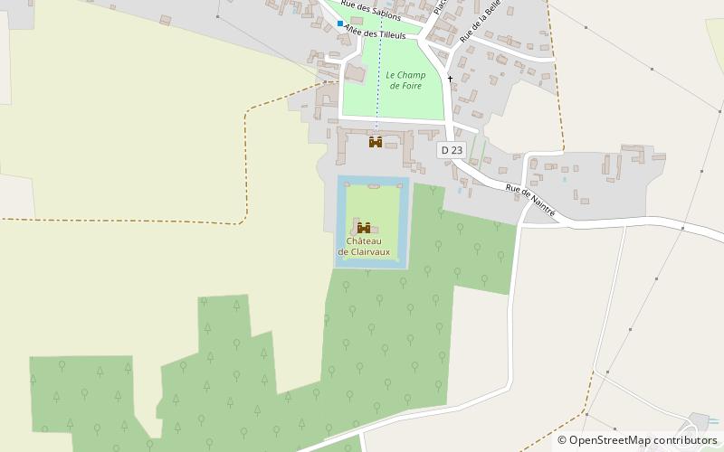 Château de Clairvaux location map