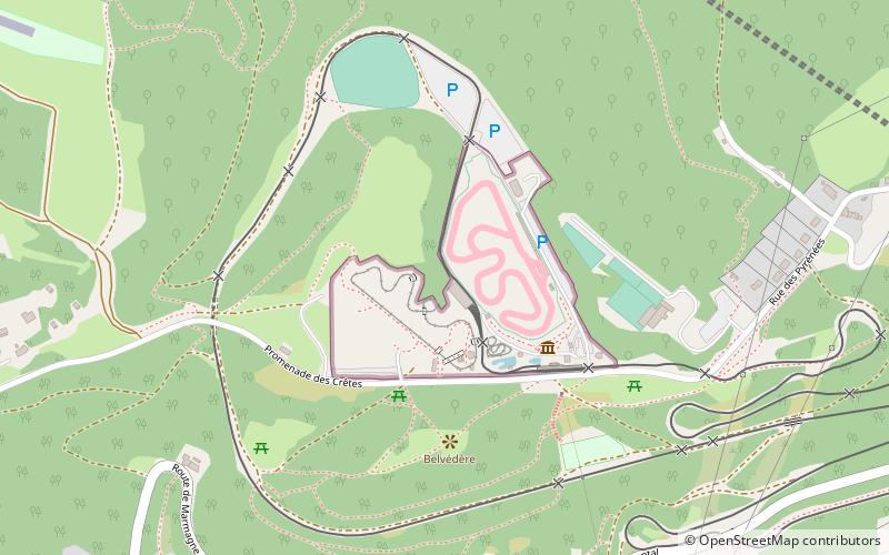 Parc des Combes location map