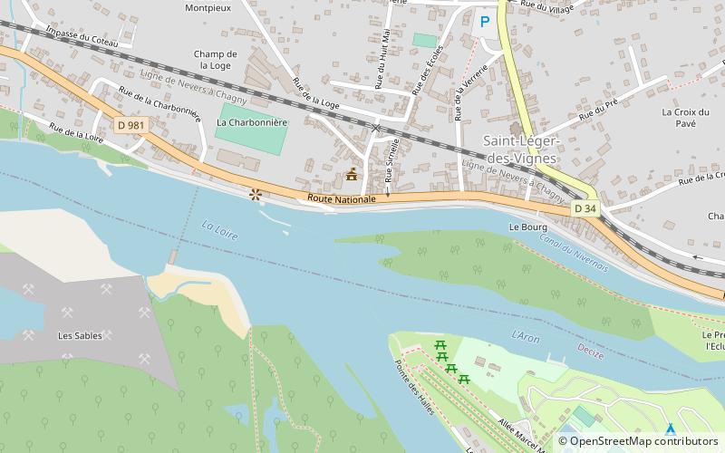 Canal du Nivernais location map