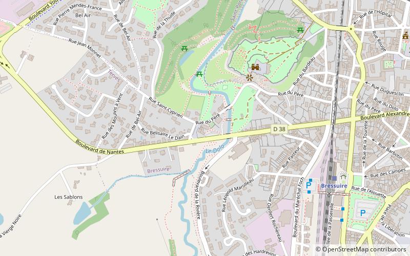 Prieuré de Saint-Cyprien location map