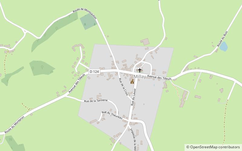 Millay location map