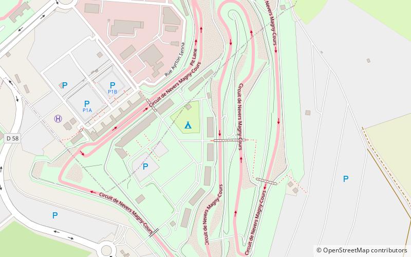 Circuito de Nevers Magny-Cours location map