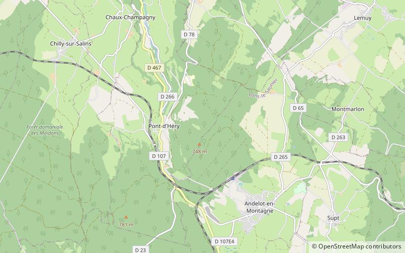 Jura wine location map