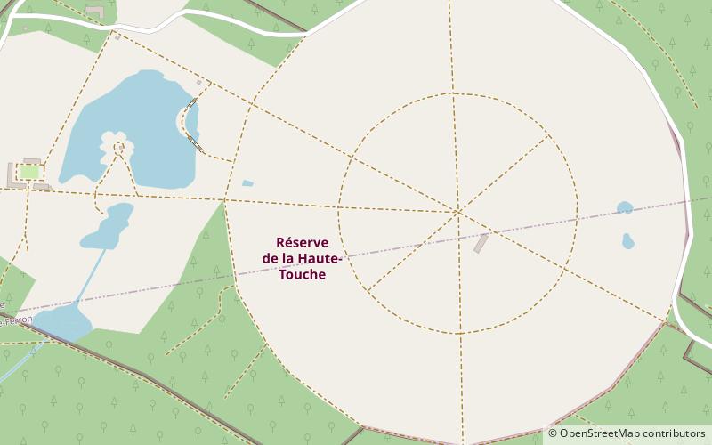 Réserve zoologique de la Haute-Touche location map