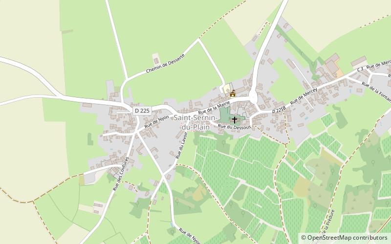 Saint-Sernin-du-Plain location map