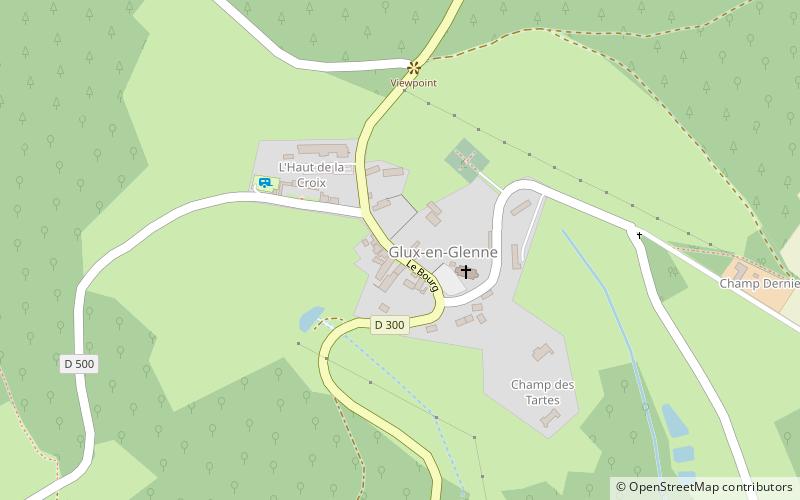Glux-en-Glenne location map