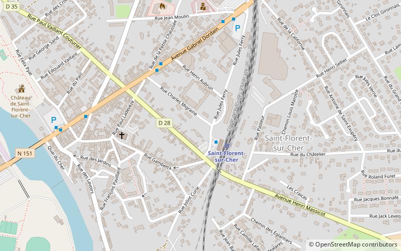 Saint-Florent-sur-Cher location map