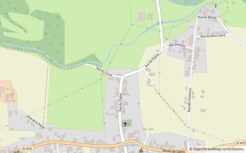 Ounans location map