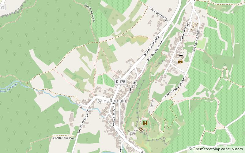 Saint-Romain location map