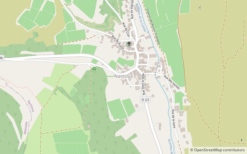 Nantoux location map