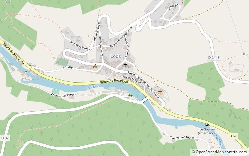 Château de Lods location map