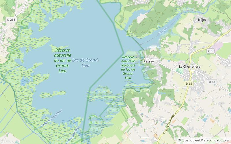 Lac de Grand-Lieu location map