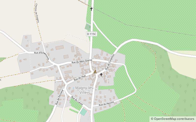 Magny-lès-Villers location map