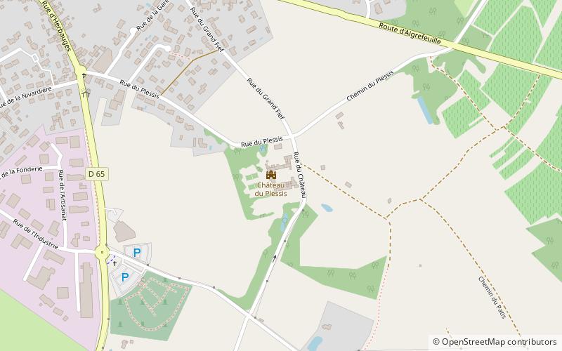 Château du Plessis location map