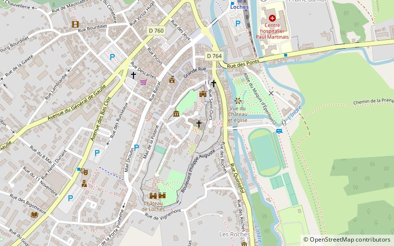 Collégiale Saint-Ours location map