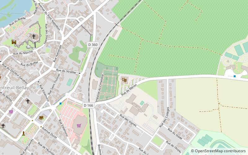 la closerie montreuil bellay location map