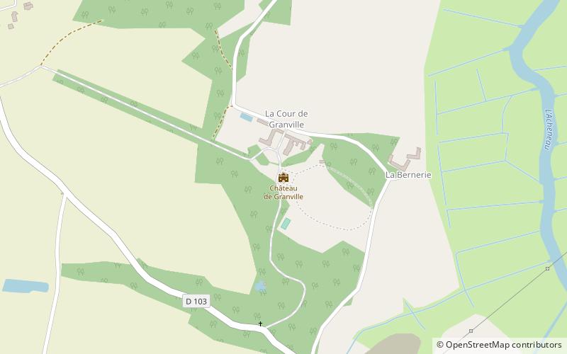 Château de Granville location map