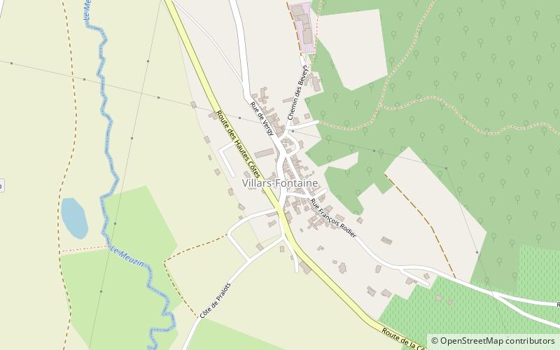 Villars-Fontaine location map