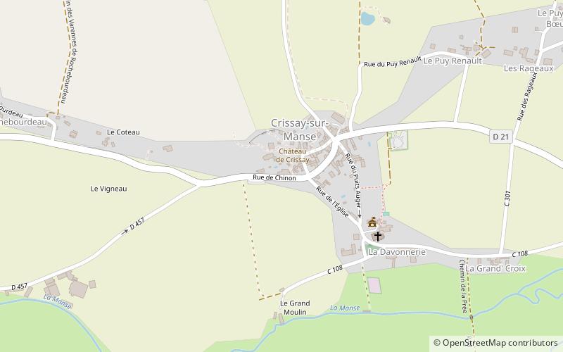 Crissay-sur-Manse location map