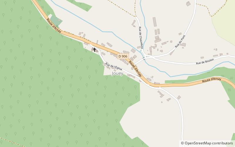 Jouey location map
