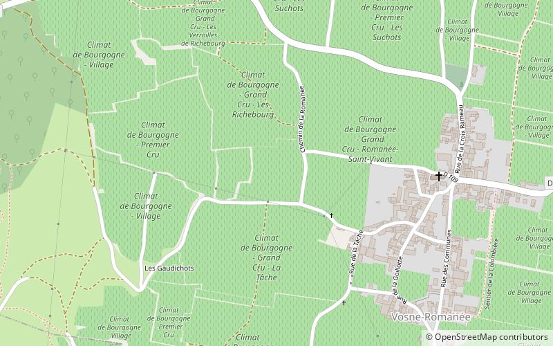 Romanée-conti location map