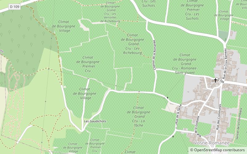 La Romanée location map