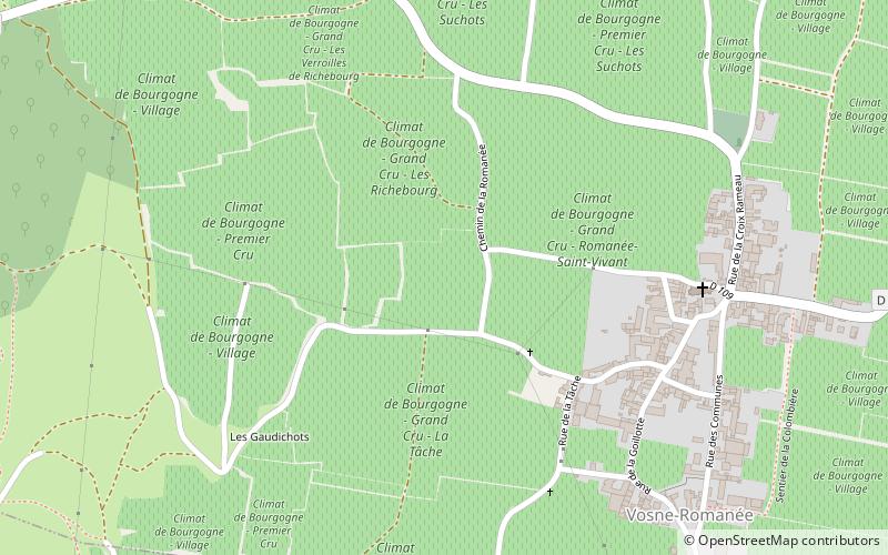 Romanée-Conti location map