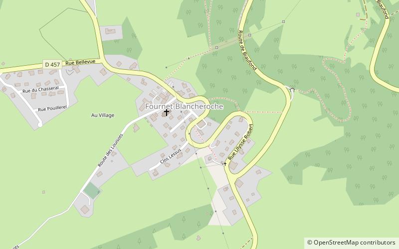 Fournet-Blancheroche location map