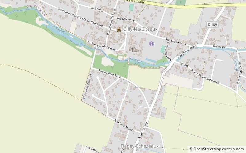 Flagey-Echézeaux location map