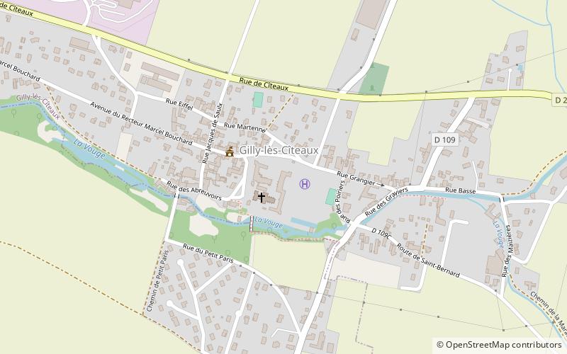 Gilly-lès-Cîteaux location map