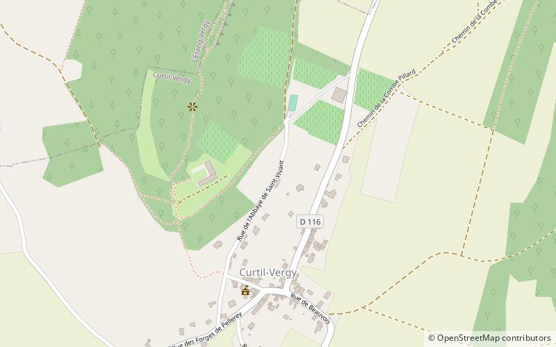 Curtil-Vergy location map