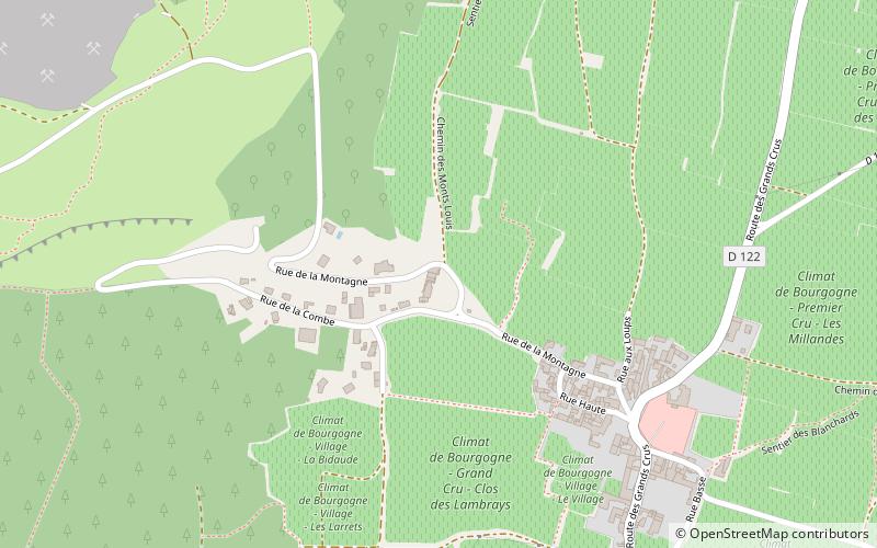domaine ponsot morey saint denis location map