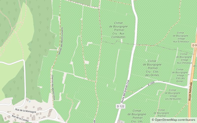 Clos de la Roche location map