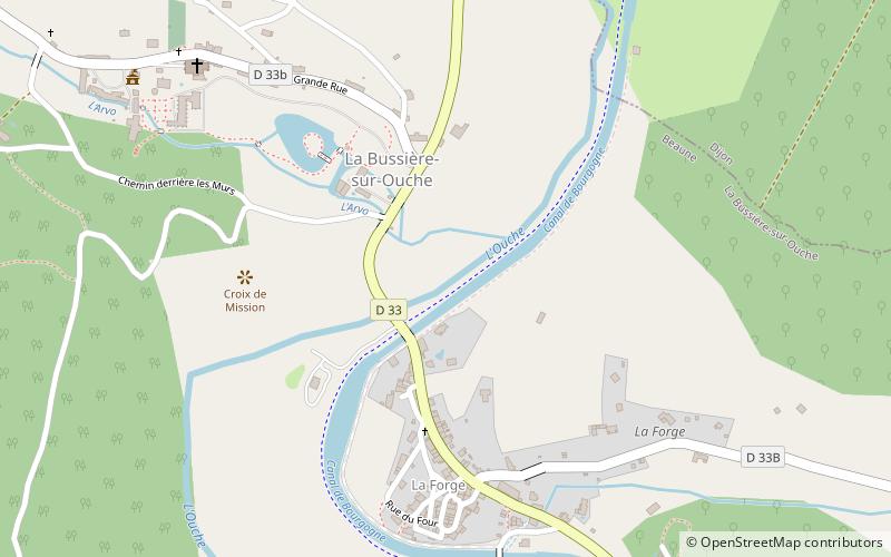 La Bussière-sur-Ouche location map