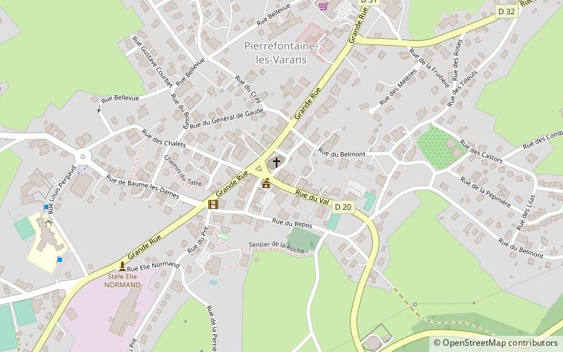 Pierrefontaine-les-Varans location map