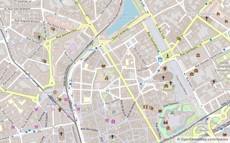 Ahogamientos de Nantes location map