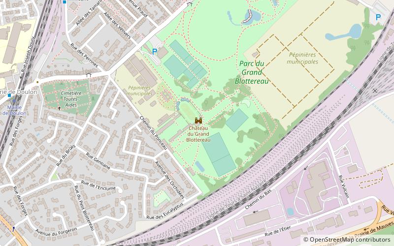 Château du Grand-Blottereau location map