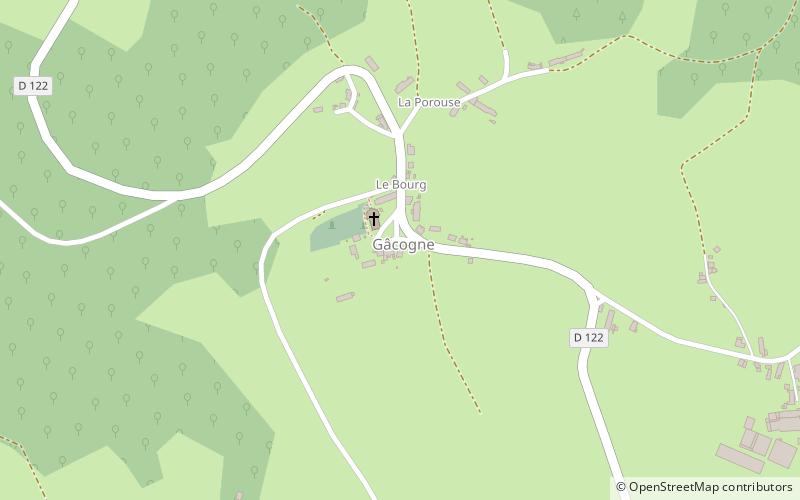 Gâcogne location map