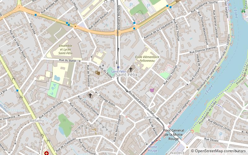 Église Saint-Félix de Nantes location map