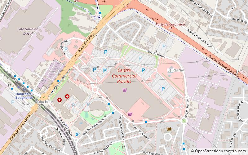 Centre Commercial Paridis location map
