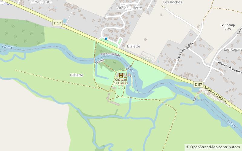 Château de l'Islette location map