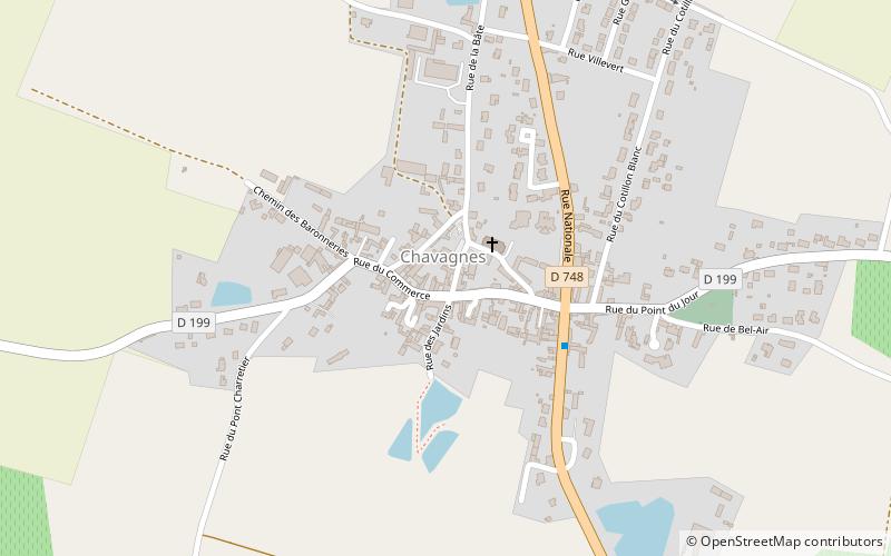 chavagnes location map