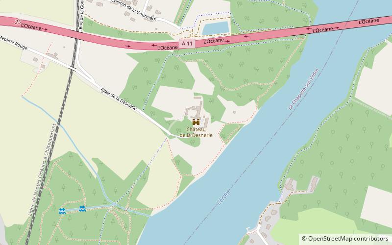 Château de la Desnerie location map